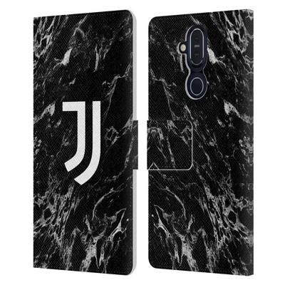 JUVENTUS FOOTBALL CLUB MARBLE LEATHER BOOK CASE FOR MICROSOFT NOKIA PHONES - Image 1 of 4