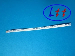 6 PIN 0,5mm Pitch AWM 20624 80C 60V VW-1 Flexkabel 100mm Flat Cable 3,5mm breit - Picture 1 of 2