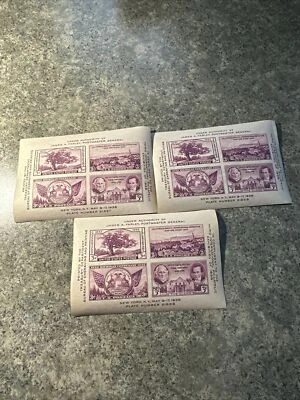 Lot Of 3 US Stamps, Scott #778 3rd Philatelic Exhibition Of 1936 Souvenir Sheet - Image 1 of 4