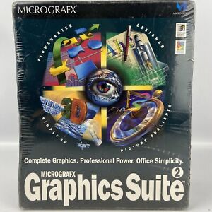 Micrografx Graphics Suite 2 Windows 95/NT Office 97 Compatible New Sealed