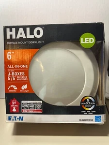 Halo 6". White Selectable CCT (2700K-5000K) Integrated LED Recessed Light - Picture 1 of 2
