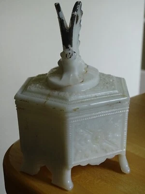 VALLERYSTHAL PORTIEUX RARE ANCIENNE BOITE BONBONNIERE SUCRIER PAPILLON - Photo 1/4