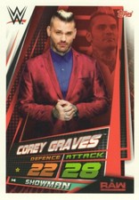 2019 WWE Slam Attax UNIVERSE - RAW SMACKDOWN NXT LEGENDS & 205 LIVE cards 