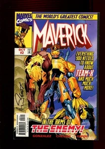 MAVERICK 2 (9.4) AUTO/ JIMMY CHEUNG & ANDREW PEPOY W/ COA (s000)  - Picture 1 of 1