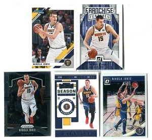 Nikola Jokic 5 Card Basketball Card Lot (Lot 4) DENVER NUGGETS - Imagen 1 de 1
