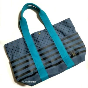 Used PORTER × PUFFY Tote Bag Navy Fan Club Member Limited Japanese Singer - Picture 1 of 11