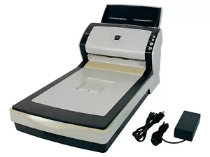 Fujitsu FI-6240 600 DPI Duplex Flatbed Image Document Scanner w/AC Adapter - Picture 1 of 8