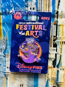2024 Disney Parks Festival Of The Arts Figment Spaceship Earth Pin - Picture 1 of 1