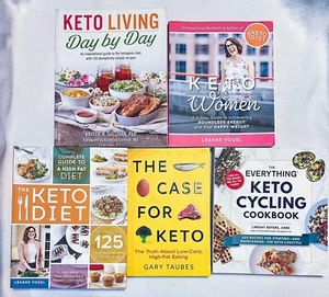Lot of 5 Keto Ketogenic Diet Recipes Guide Books Cookbooks For Women Cycling ++ - Picture 1 of 6