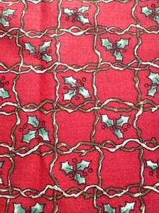 Green Holly Red Dianna Marcum Design Marcus Bros Cotton Fabric BT Half Y #9 - Picture 1 of 5