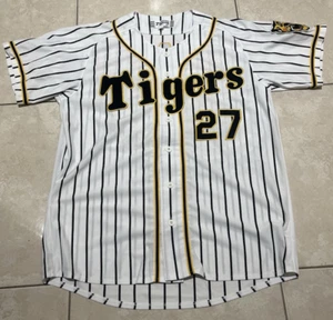 Hanshin Tigers Mizuno Baseball Jersey. Size Men's L. Yuya Onaka. Japan - Picture 1 of 7
