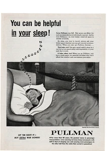 1944 vintage ad Pullman Railroads cartoon let 'em have it- buy extra war bonds - Picture 1 of 1