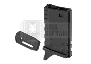 APS HI CAP MAGAZINE POLYMER UAR 200 bb URBAN BLACK AIRSOFT - Bild 1 von 1