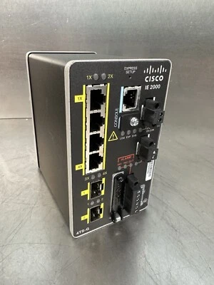 Cisco IE-2000-4TS-G-B Industrial Ethernet Switch 4 FE Copper & 2 GE (BIN-7.5.2) - Image 1 of 4