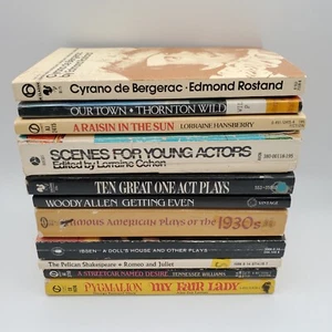 Lot of 11 - Vintage Paperback Play Script Books Mixed Titles / Authors - Bild 1 von 15
