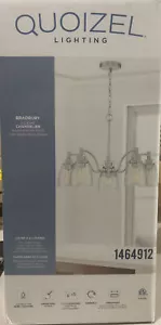 Quoizel Lighting Bradbury 5 Light Brushed Nickel Traditional Chandelier 25" Dia. - Picture 1 of 5