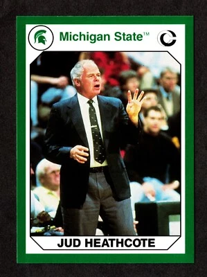 JUD HEATHCOTE 1990 Collegiate Collection #178 MICHIGAN STATE SPARTANS - *03 - Image 1 of 2