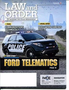 Law and Order Magazine February 2015 - Body-Worn Cameras - Ford Telematics - NEW - Imagen 1 de 3