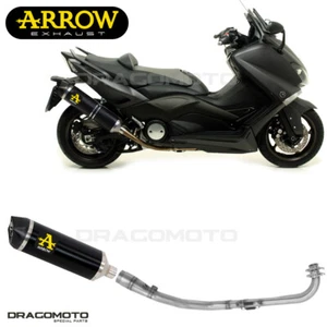 Impianto completo YAMAHA T-MAX 530 2014 2015 ARROW ALU Nero Omologato CC Kat ... - Foto 1 di 5