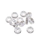 Brilliant 10mm Rhinestone Crystal Spacer Beads For Diy Jewelry (50pcs)
