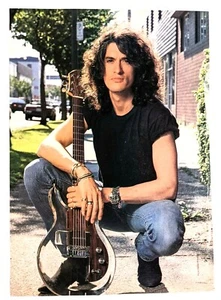AEROSMITH / JOE PERRY / 1980'S MAGAZINE FULL PAGE PINUP POSTER CLIPPING (2) - Picture 1 of 2