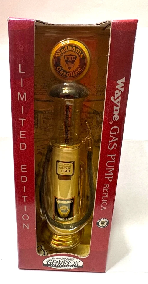 GEARBOX - WAYNE GAS PUMP REPLICA - WADHAMS GASOLINE-LIMITED EDITION-DIECAST - Image 1 of 4