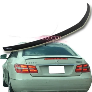 Painted Gloss Black M-BENZ C207 E class Coupe Convertible A type trunk spoiler ◎ - Picture 1 of 2