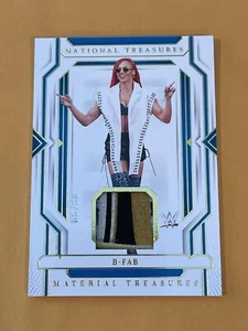 2024 Panini National Treasures WWE B-Fab Relic Patch /99 - Picture 1 of 2