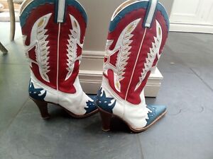 R.SOLES LONDON JUDY ROTHCHILD WOMENS COWBOY BOOT SIZE 6/39