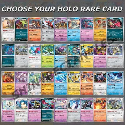 Pokemon Holo Rare Cards - Choose Your Card - Scarlet & Violet SV English NM - Image 1 of 2