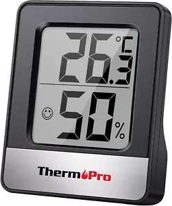TP49 Mini Igrometro Termometro Digitale Termoigrometro Da Interno per Casa Monit - Foto 1 di 7