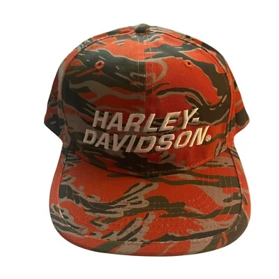 Harley Davidson Camo Adjustable Snapback Cap Mens  97601-24VM - Image 1 of 4