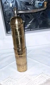 Vintage Mocca - Kaffeemühle Messing Restauriert !!! - Bild 1 von 14