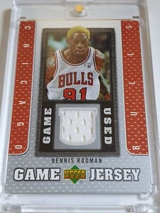 2023 Immaculate Dennis Rodman Toni Kukoc #PATCH /99 Game Worn Dual Jerseys - Picture 1 of 5