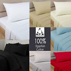 100% Egyptian Cotton  Fitted Sheet 200 Thread  Count Single Double King  Super King