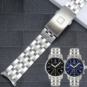 Correa de reloj de acero inoxidable 19 20 mm para Tissot Prc200 T461 T17 014 - Imagen 1 de 6