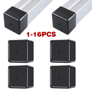 1/4/8/16 Stück Endkappe Abdeckkappe Solarschiene PV Profil 40x40 Abschluss - Bild 1 von 13