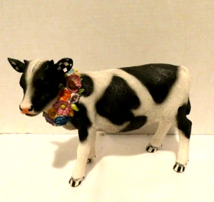 MACKENZIE-CHILDS FROLIC OF THE ANIMALS COW,NEW - Picture 1 of 2