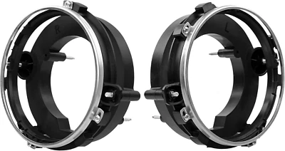 Front Left & Right Side Headlight Bulb Brackets Buckets For 97-06 Jeep Wrangler - Image 1 of 4