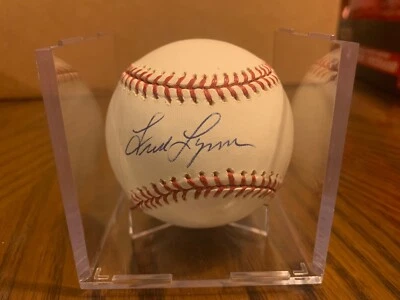 Fred Lynn Red Sox Orioles Angels Autographed Baseball W/ PSA COA #AI78666 MLB - Image 1 of 4