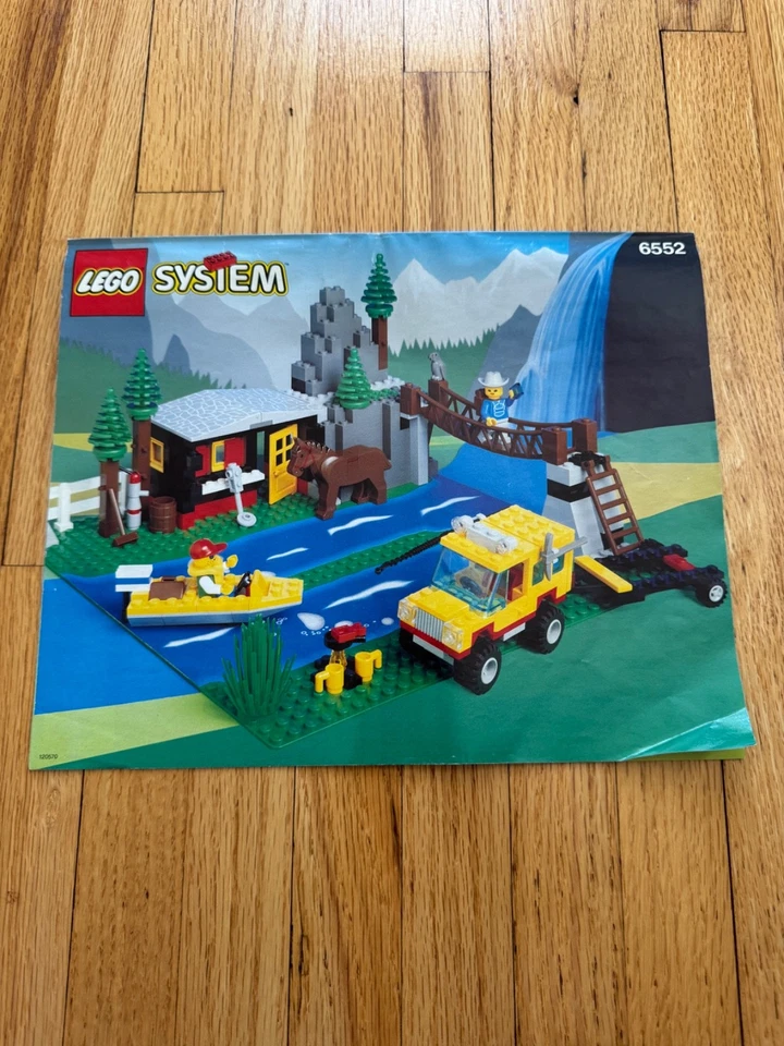 Lego Town Rocky River Retreat (6552) Instruction Booklet Only - Image 1 of 1