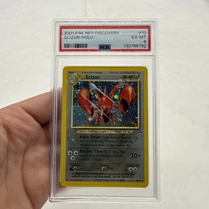 2001 Pokemon Neo Discovery #10 Scizor-Holo PSA 6 EX-MT 10/75 - Picture 1 of 4
