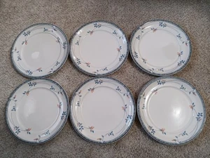 Platos de cena Noritake (juego de 6) EASTFAIR 9171 Keltcraft flores azules 10 1/2 - Imagen 1 de 12