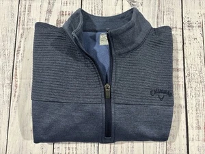 Herren Calloway Golf Pullover Gr. L Fleece gefüttert Top Zustand 1/4 Reißverschluss - Bild 1 von 6