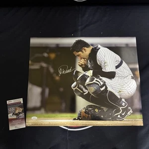 Jorge Posada Signed New York Yankees 16x20 Autographed Photo JSA COA - Picture 1 of 4