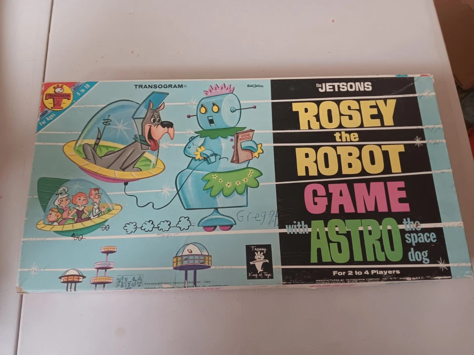 1962 Jetsons: Rosey the Robot Game by Transogram. 💯 Complete - Image 1 of 4