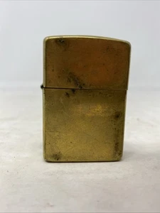 VINTAGE 1994 SOLID BRASS ZIPPO LIGHTER - As Is - UNTESTED - Picture 1 of 18