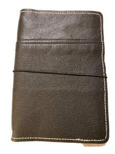 Diario de cuero hecho a mano 8,5"x6" cuaderno de viajero regalo planificador diario hecho a mano - Imagen 1 de 8