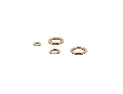 Заполненные настоящим золотом закрытые прыжковые кольца 14 карат | 1 упаковка 19 галлонов, 20,5 галлонов, 22 галлона золотая филе - Изображение 1 из 4