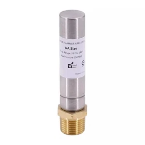 Washing Machine Compatible Water Hammer Arrestor with Stainless Steel Build - Picture 1 of 8